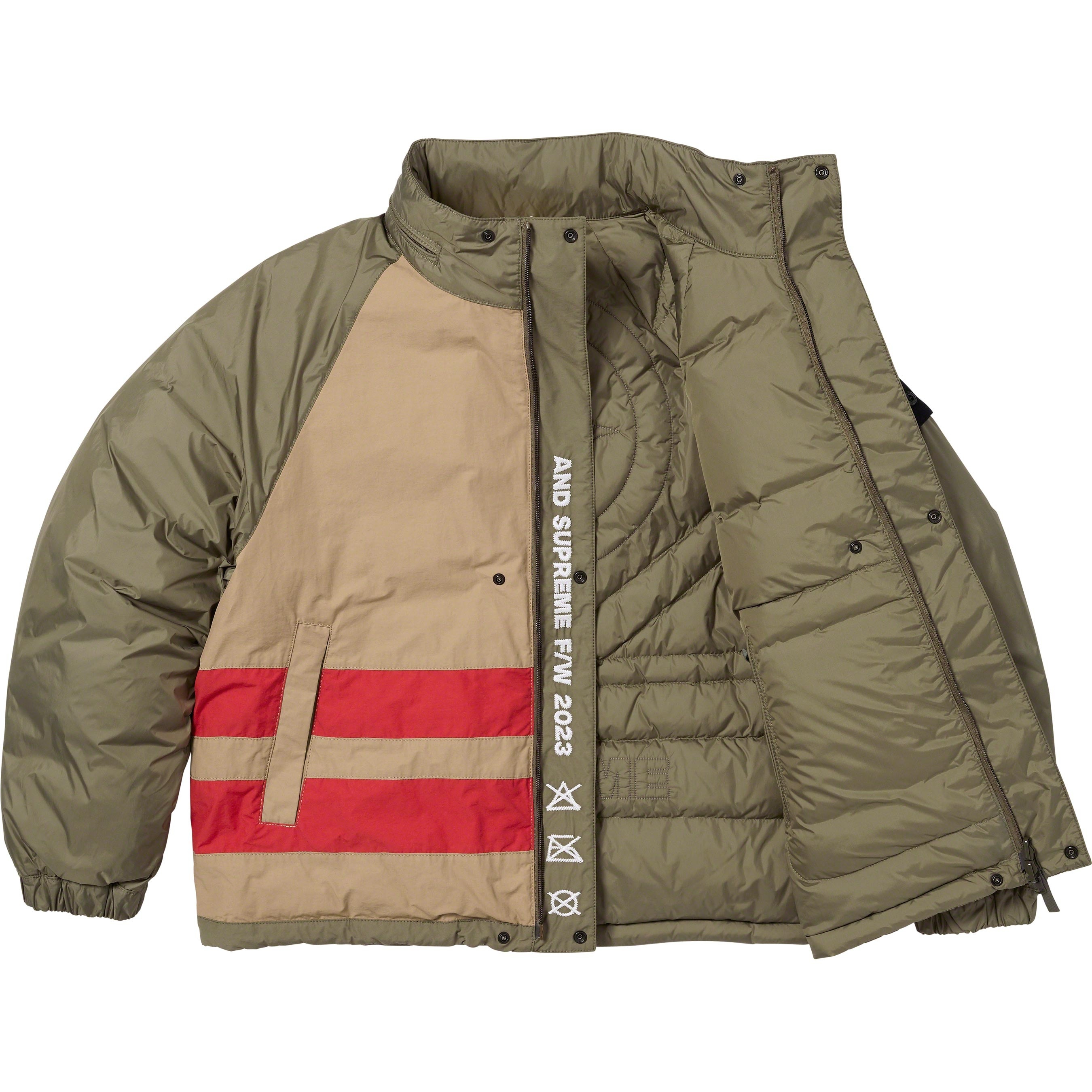 Supreme®/Stone Island® Reversible Down Puffer Jacket view 10